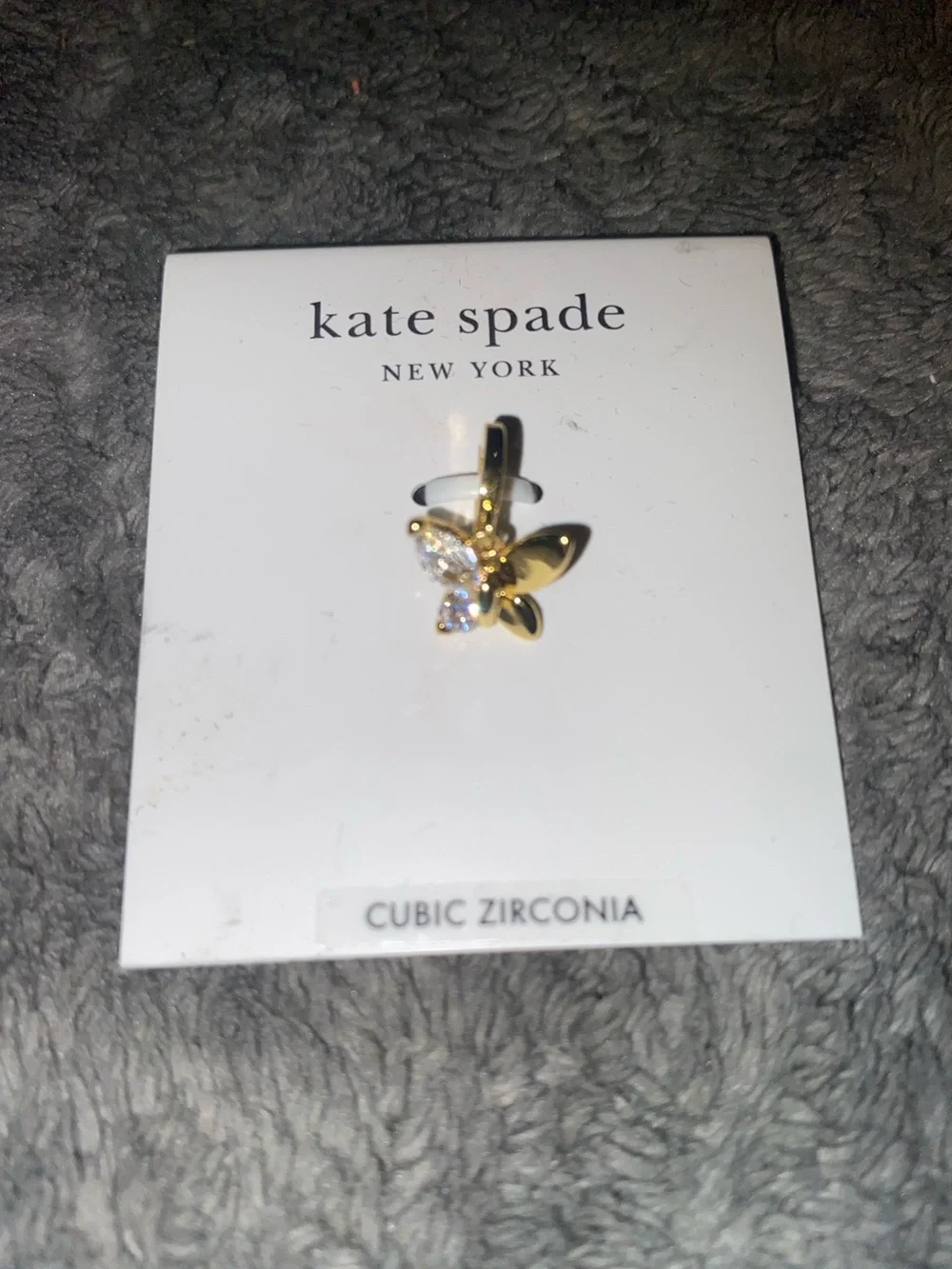 Kate Spade New York Womens Butterfly Charm $60